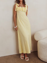 SUNLIT BLOSSOM MAXI DRESS
